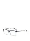 Hugo Boss Rectangle-frame Glasses In Blue