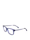 Hugo Boss Rectangle-frame Glasses In Blue