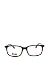 Hugo Boss Rectangle-frame Glasses In Brown