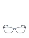Hugo Boss Rectangle-frame Glasses In Gray