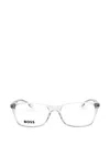 Hugo Boss Rectangle-frame Glasses In White