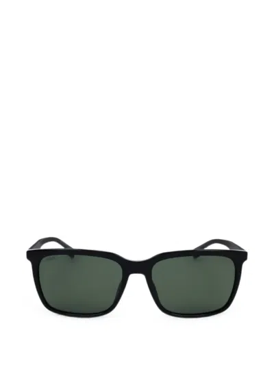 Hugo Boss Rectangle-frame Sunglasses In Black