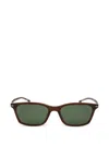 Hugo Boss Rectangle-frame Sunglasses In Brown