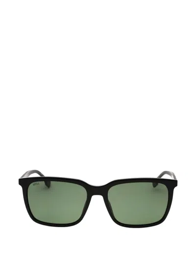 HUGO BOSS RECTANGLE-FRAME SUNGLASSES