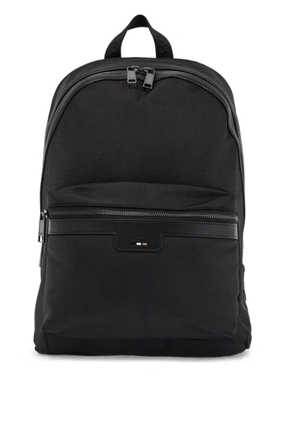 HUGO BOSS RECYCLED FABRIC BACKPACK