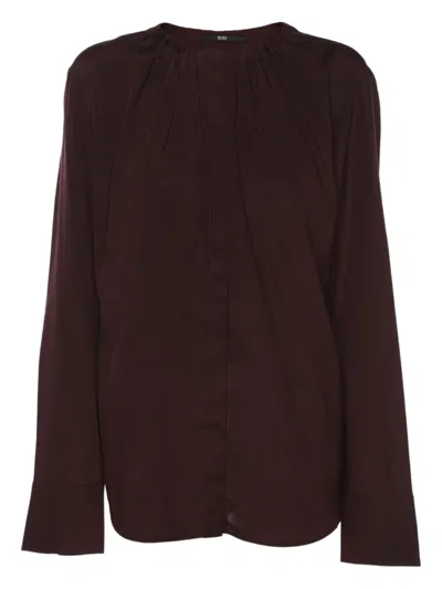 Pre-owned Hugo Boss Silk Shirt In Red