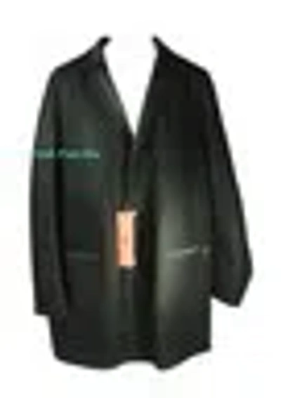 Pre-owned Hugo Boss Red Label Amazing Quality Moza Black Wool Coat Jacket Sz 42r
