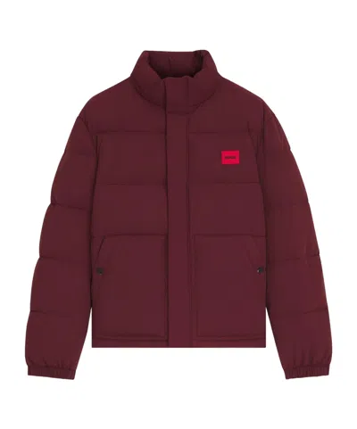 Hugo Boss Red Short Puffer Jacket