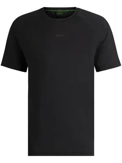 Hugo Boss Reflective-detail T-shirt In Black