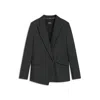 Hugo Boss Regular-fit Blazer With Concealed Closure