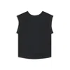 Hugo Boss Regular-fit Blouse In A T-shirt Style In Black