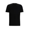 Hugo Boss Mercerised-cotton T-shirt In A Regular Fit In Black