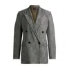 Hugo Boss Regular-fit Double-breasted Blazer In Multi