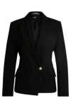 HUGO BOSS REGULAR-FIT DOUBLE-BREASTED JACKET IN STRETCH MATERIAL