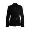 Hugo Boss Regular-fit Double-breasted Jacket In Stretch Material In Black