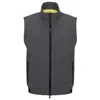 Hugo Boss Regular-fit Gilet In Water-repellent Performance-stretch Fabric In Grey