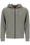 Hugo Boss Regular Fit Gray Zip Up Hoodie