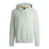 Hugo Boss Regular-fit Hoodie In Cotton Terry With Logo Patch In Blue