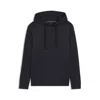 Hugo Boss Regular-fit Hoodie With Quilted Jacquard In Blue