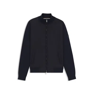 HUGO BOSS REGULAR-FIT HYBRID JACKET WITH DOUBLE B MONOGRAM