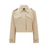 Hugo Boss Regular-fit Jacket In A Cotton Blend In Multi