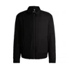 Hugo Boss Long-sleeved Casual Jacket In Black