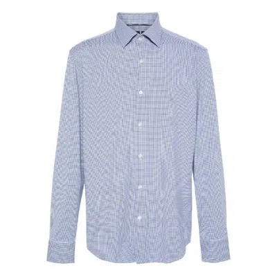 Hugo Boss Regular-fit Long Sleeve Shirt In Blue