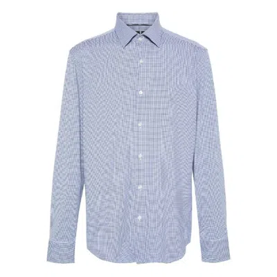 Hugo Boss Regular-fit Long Sleeve Shirt In Blue