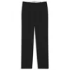 Hugo Boss Regular-fit Wide-leg Trousers In Soft Flannel In Black