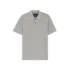 Hugo Boss Regular-fit Polo Shirt In Cotton And Silk In Silver