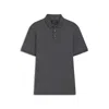 Hugo Boss Regular-fit Polo Shirt In Mercerized Cotton In Gray