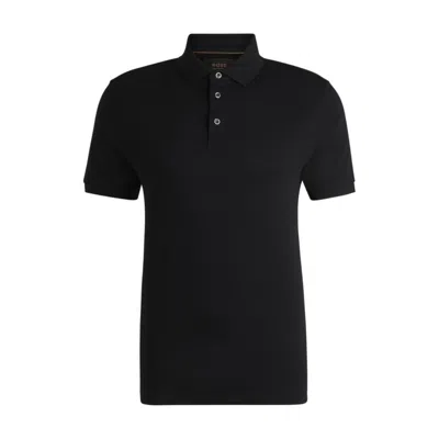 HUGO BOSS REGULAR-FIT POLO SHIRT IN MERCERIZED ITALIAN COTTON
