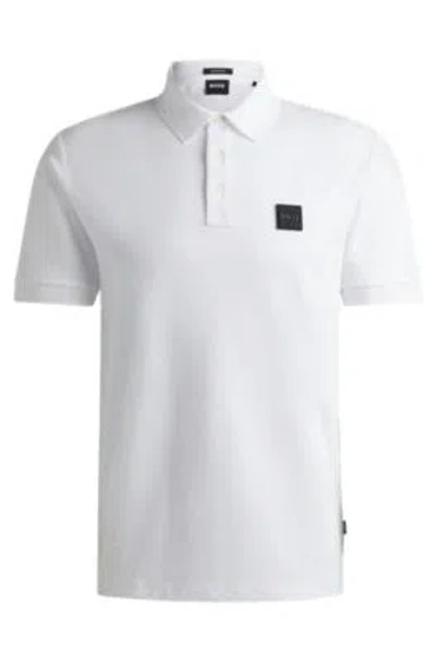 Hugo Boss Regular-fit Polo Shirt In White