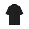 Hugo Boss Regular-fit Polo Shirt With Covered Placket In Black