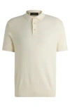 Hugo Boss Boss Cotton Polo In White