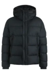 Hugo Boss Regular-fit Puffer Jacket In Water-repellent Fabric In Black