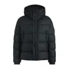Hugo Boss Regular-fit Puffer Jacket In Water-repellent Fabric In Black