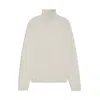 Hugo Boss Regular-fit Roll-neck Sweater In Mercerized Virgin Wool In Neutral