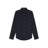 Hugo Boss Regular-fit Shirt In Austrian Easy-iron Cotton Poplin In Blue