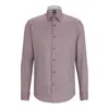 HUGO BOSS REGULAR-FIT SHIRT IN EASY-IRON OXFORD STRETCH COTTON