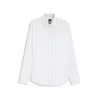 Hugo Boss Regular-fit Shirt In Easy-iron Stretch-cotton Poplin In White