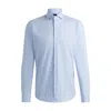 HUGO BOSS REGULAR-FIT SHIRT IN STRUCTURED EASY-IRON STRETCH COTTON