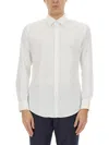 Hugo Boss Regular Fit Shirt With Long Sleeves In White