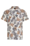 Hugo Boss Regular-fit Shirt With Seasonal Print In White