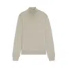Hugo Boss Regular-fit Sweater In Cotton And Cashmere In Gray