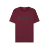 Hugo Boss Regular-fit T-shirt In Cotton Jersey With Logo Artwork In Pink