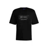 Hugo Boss Regular-fit T-shirt In Cotton With Graphic Logos In Black
