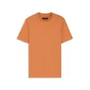 Hugo Boss Regular-fit T-shirt In Mercerized Cotton In Orange