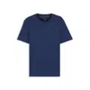 Hugo Boss Regular-fit T-shirt In Mercerized Cotton In Blue