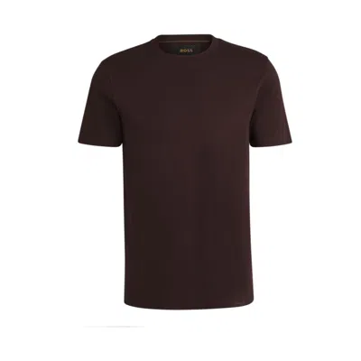 HUGO BOSS REGULAR-FIT T-SHIRT IN MERCERIZED COTTON